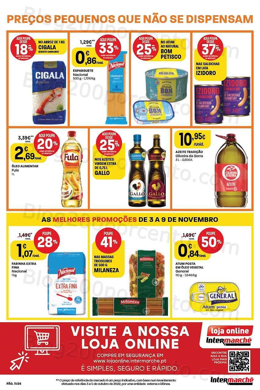 Antevisão Folheto INTERMARCHÉ Contact Promoções de 3 a 9 novembro
