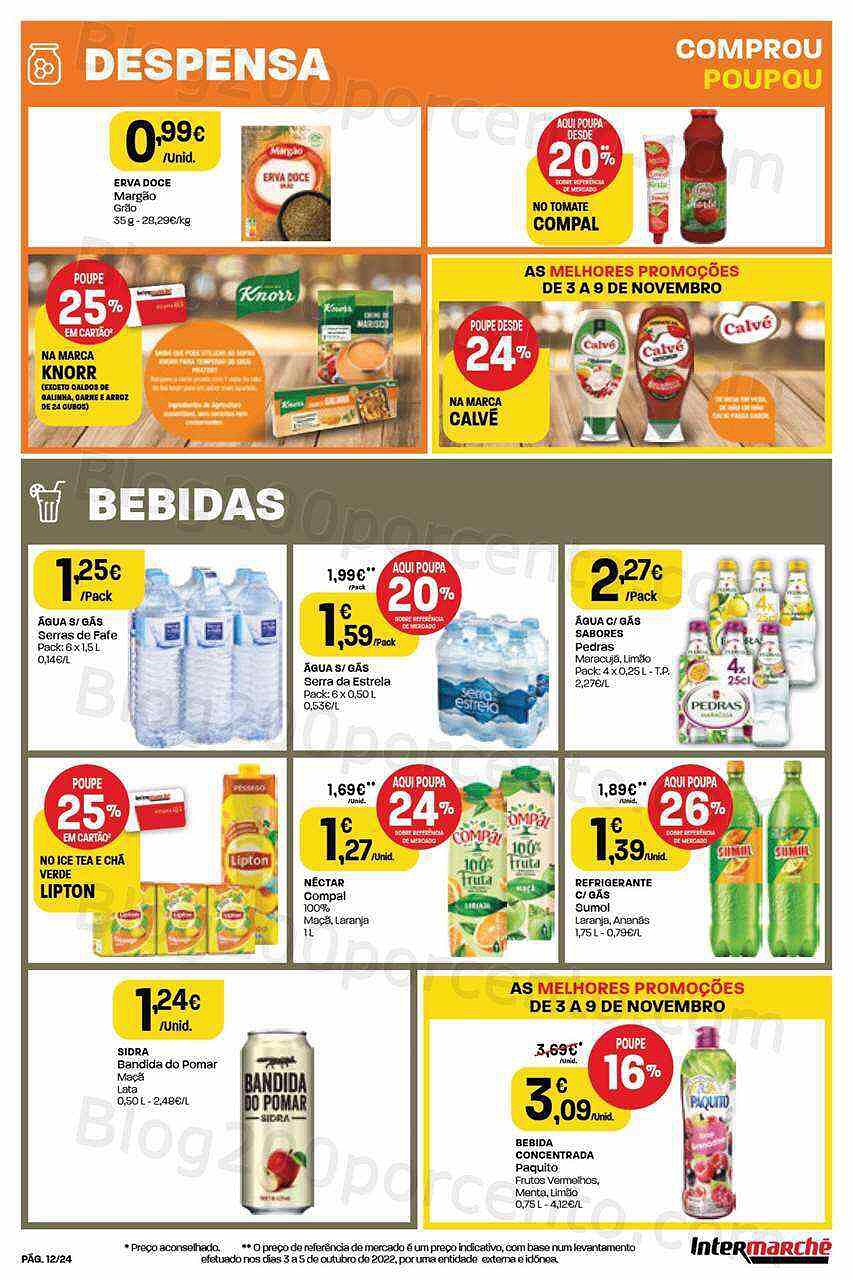 Antevisão Folheto INTERMARCHÉ Contact Promoções de 3 a 9 novembro