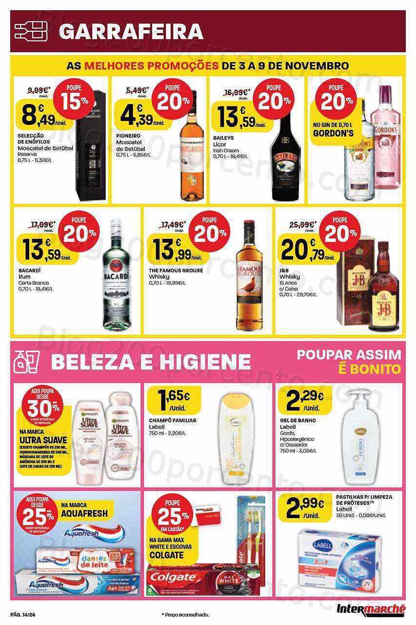 Antevisão Folheto INTERMARCHÉ Contact Promoções de 3 a 9 novembro