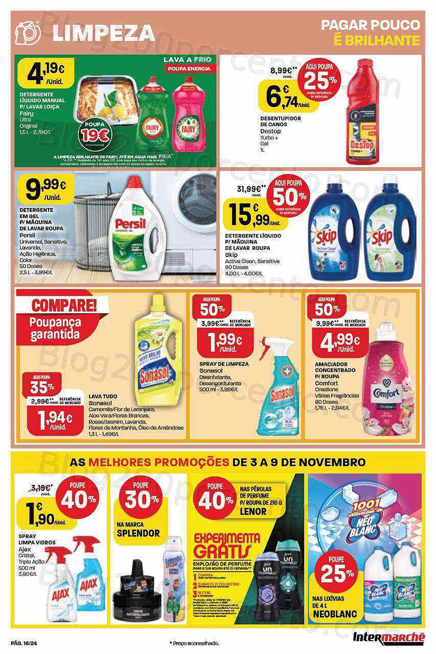 Antevisão Folheto INTERMARCHÉ Contact Promoções de 3 a 9 novembro