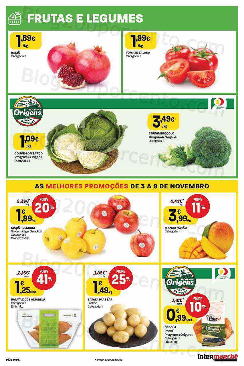 Antevisão Folheto INTERMARCHÉ Contact Promoções de 3 a 9 novembro