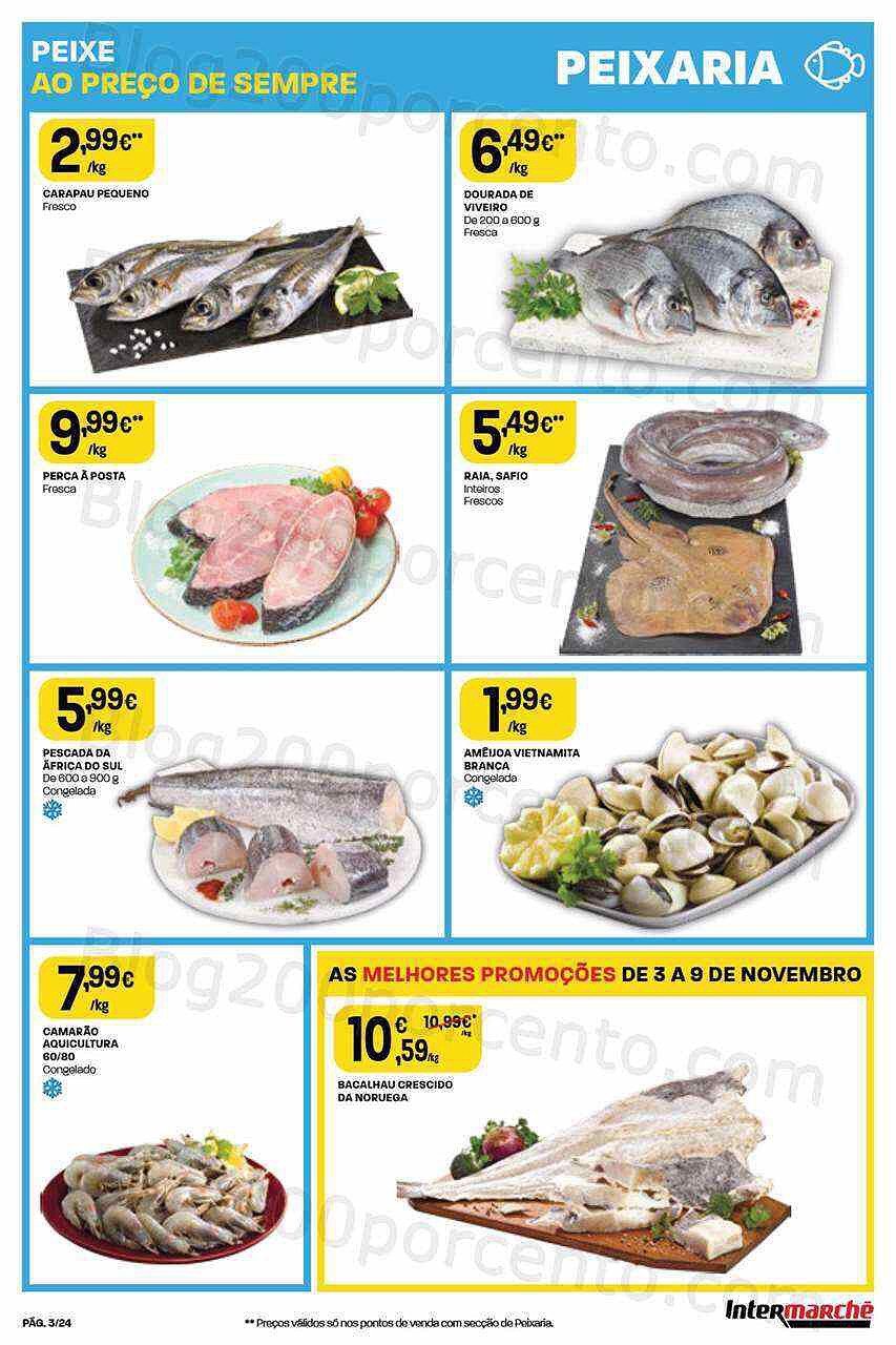 Antevisão Folheto INTERMARCHÉ Contact Promoções de 3 a 9 novembro