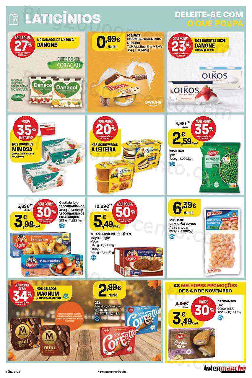 Antevisão Folheto INTERMARCHÉ Contact Promoções de 3 a 9 novembro