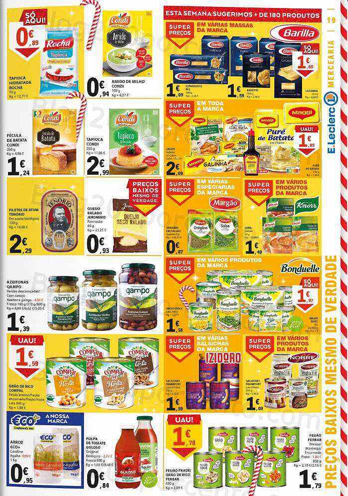 Antevisão Folheto E-LECLERC Promoções de 17 a 23 novembro
