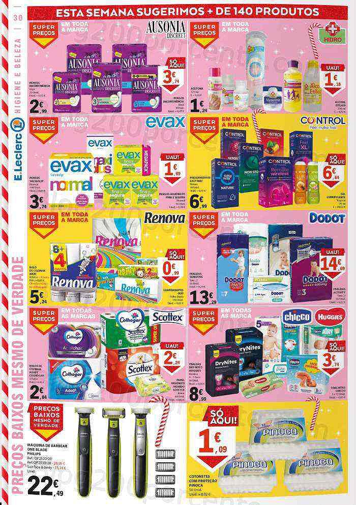 Antevisão Folheto E-LECLERC Promoções de 17 a 23 novembro