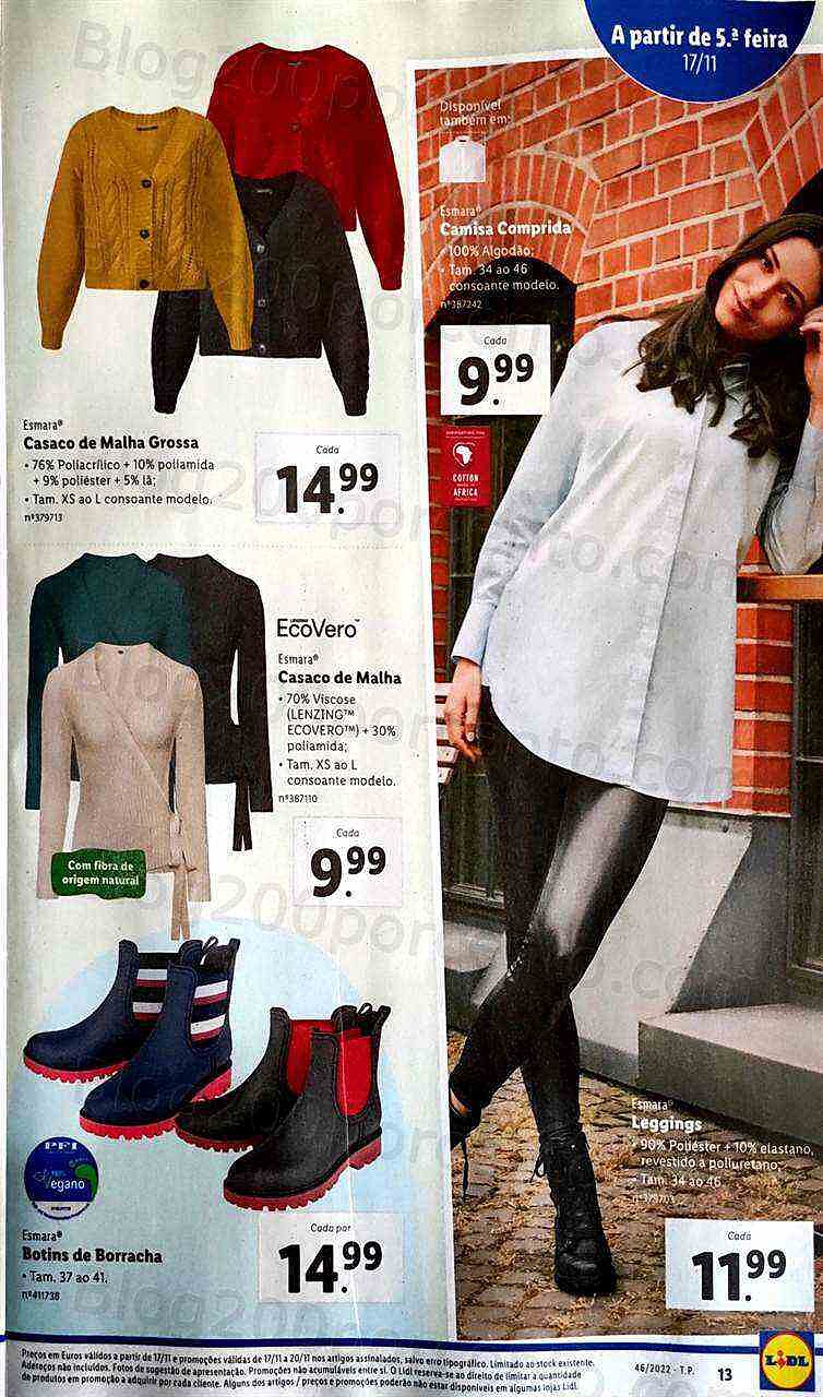 Antevisão Folheto LIDL Promoções de 14 a 20 novembro