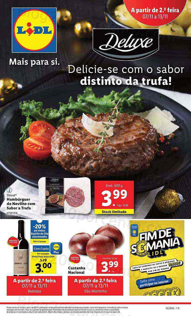 Antevisão Folheto LIDL Promoções de 7 a 13 novembro - Edição Digital