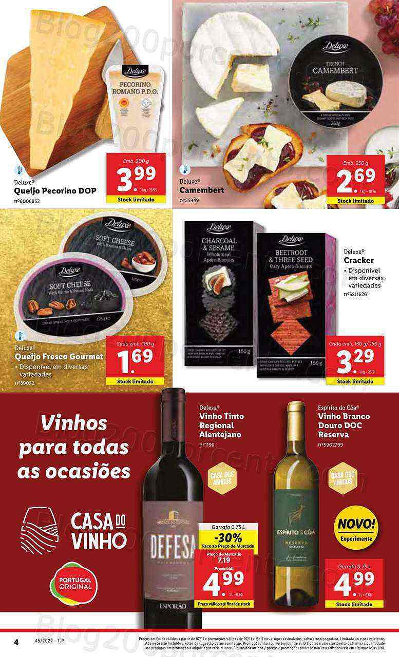 Antevisão Folheto LIDL Promoções de 7 a 13 novembro - Edição Digital