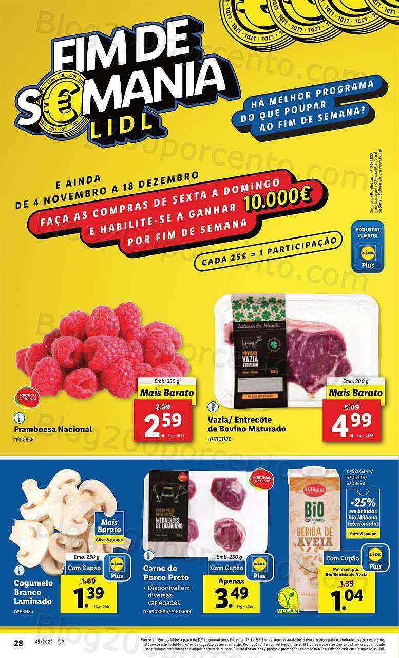 Antevisão Folheto LIDL Promoções de 7 a 13 novembro - Edição Digital