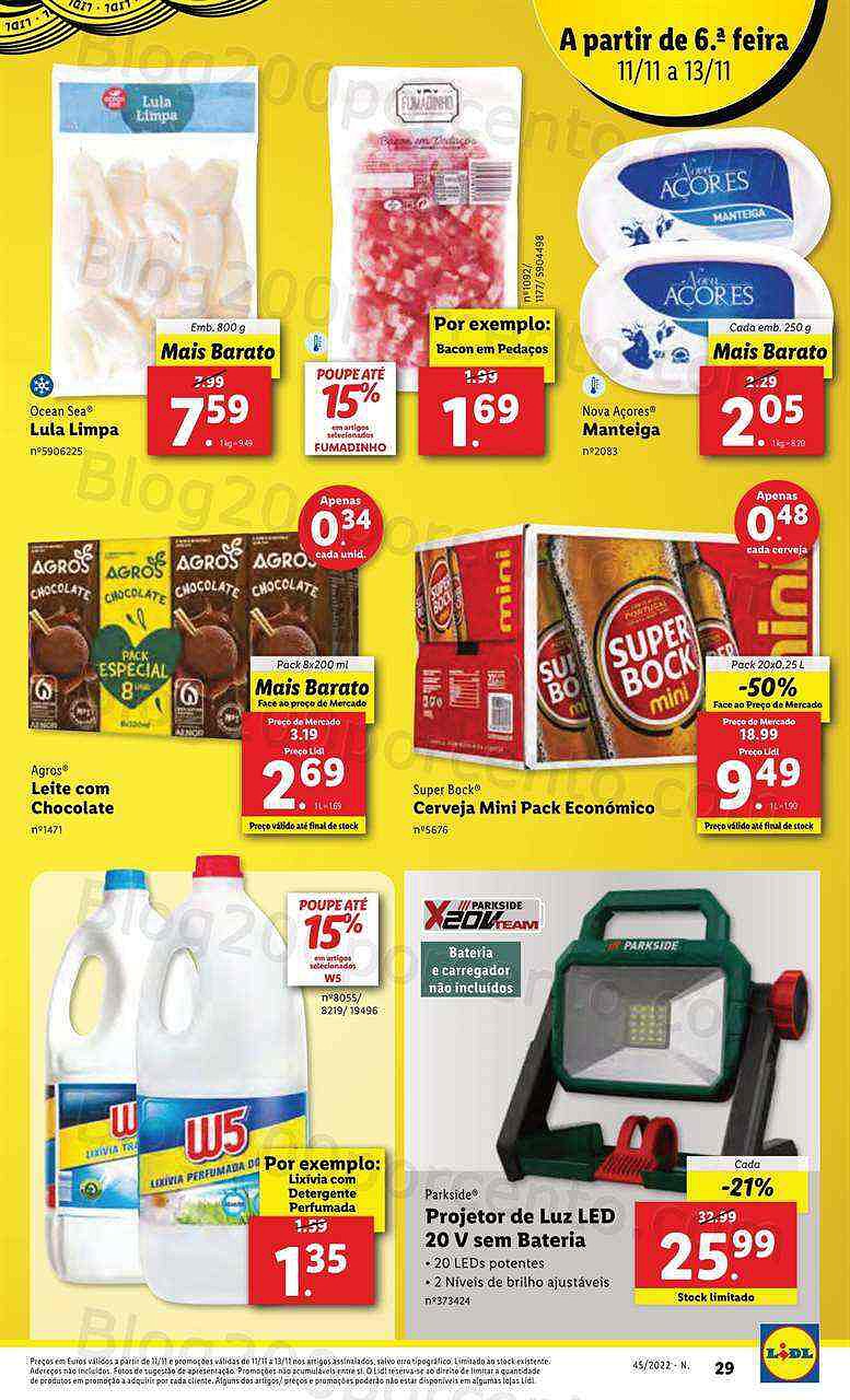 Antevisão Folheto LIDL Promoções de 7 a 13 novembro - Edição Digital