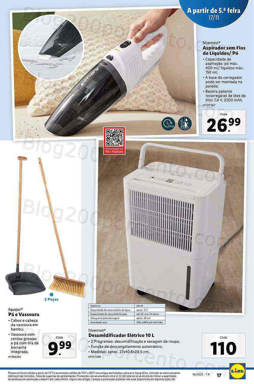 Antevisão Folheto LIDL Bazar Promoções a partir de 14 novembro