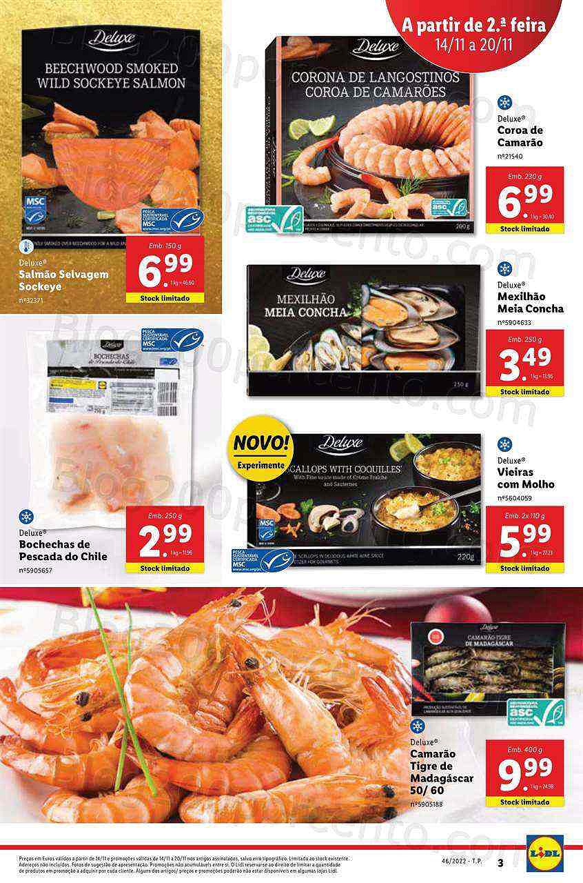 Antevisão Folheto LIDL Promoções a partir de segunda - 14 novembro