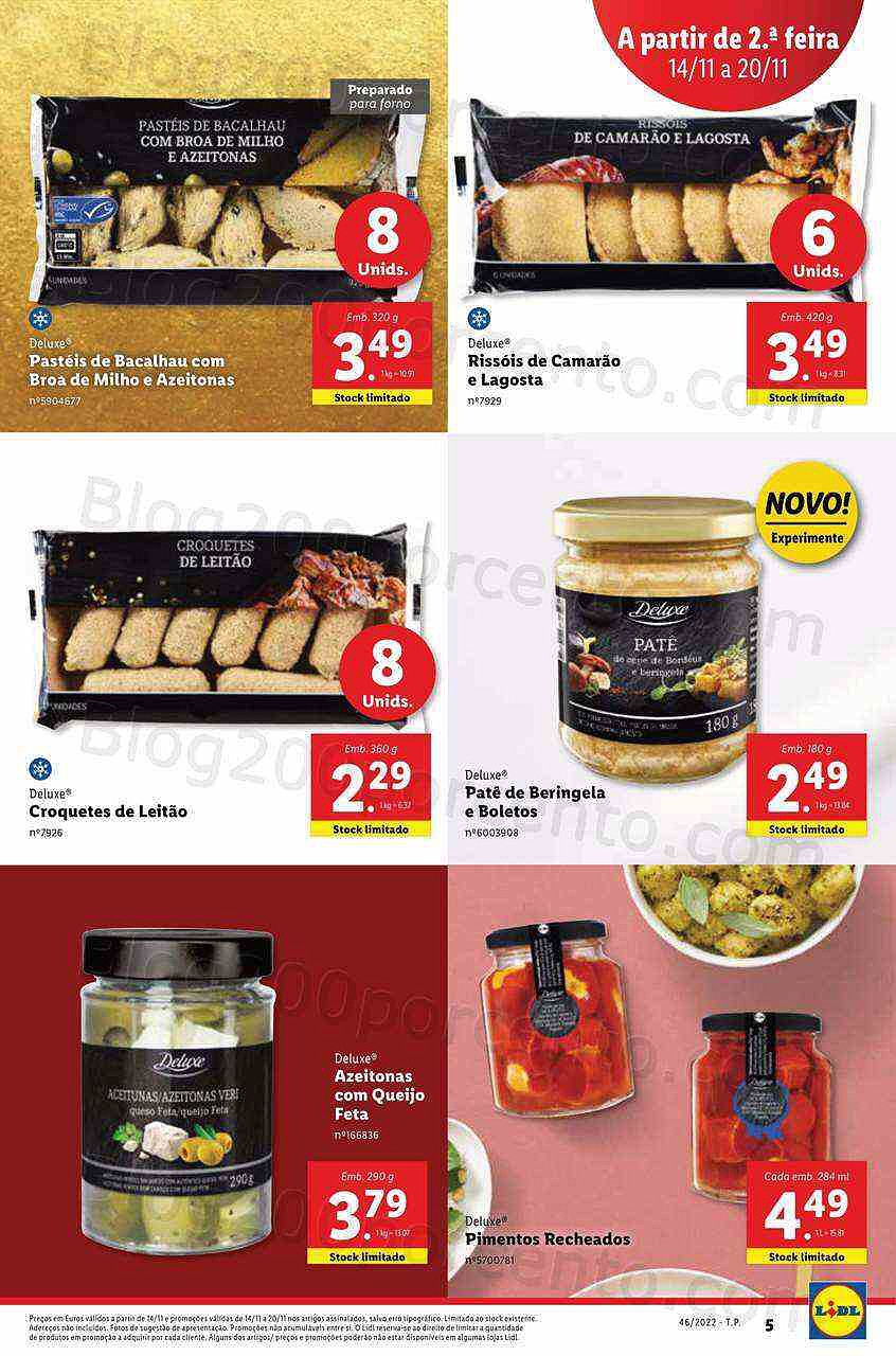 Antevisão Folheto LIDL Promoções a partir de segunda - 14 novembro