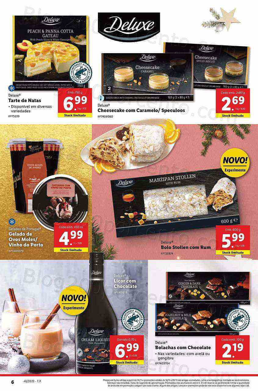 Antevisão Folheto LIDL Promoções a partir de segunda - 14 novembro