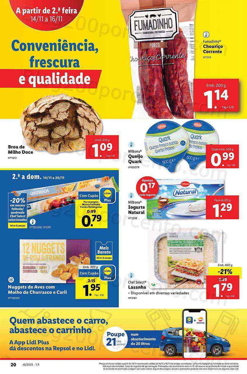 Antevisão Folheto LIDL Promoções a partir de segunda - 14 novembro