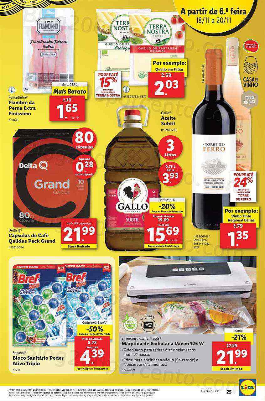 Antevisão Folheto LIDL Promoções de 14 a 20 novembro