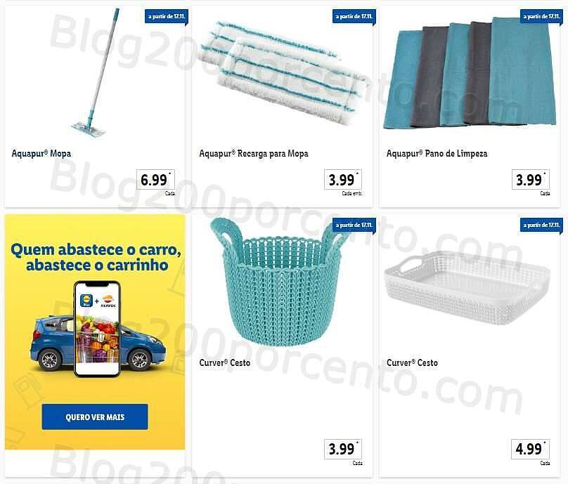 Antevisão Folheto LIDL Bazar Promoções a Partir de 17 novembro