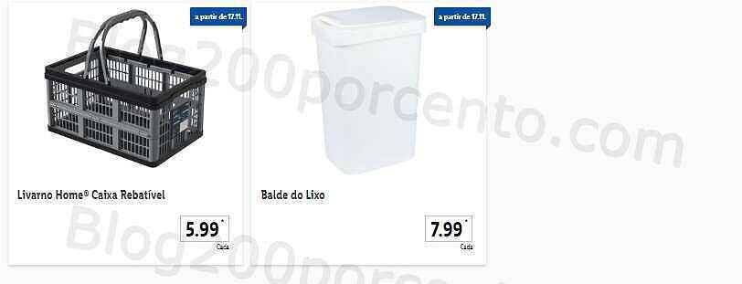Antevisão Folheto LIDL Bazar Promoções a Partir de 17 novembro