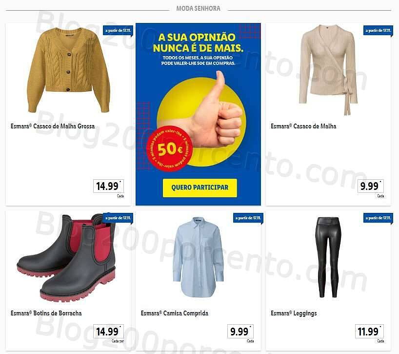 Antevisão Folheto LIDL Bazar Promoções a Partir de 17 novembro
