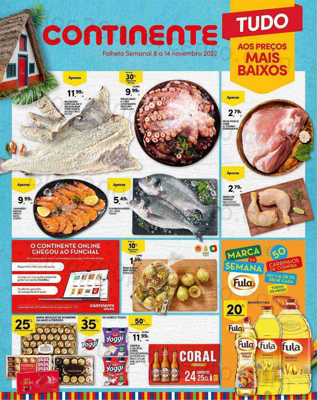 Antevisão Folheto CONTINENTE Madeira Promoções de 8 a 14 novembro