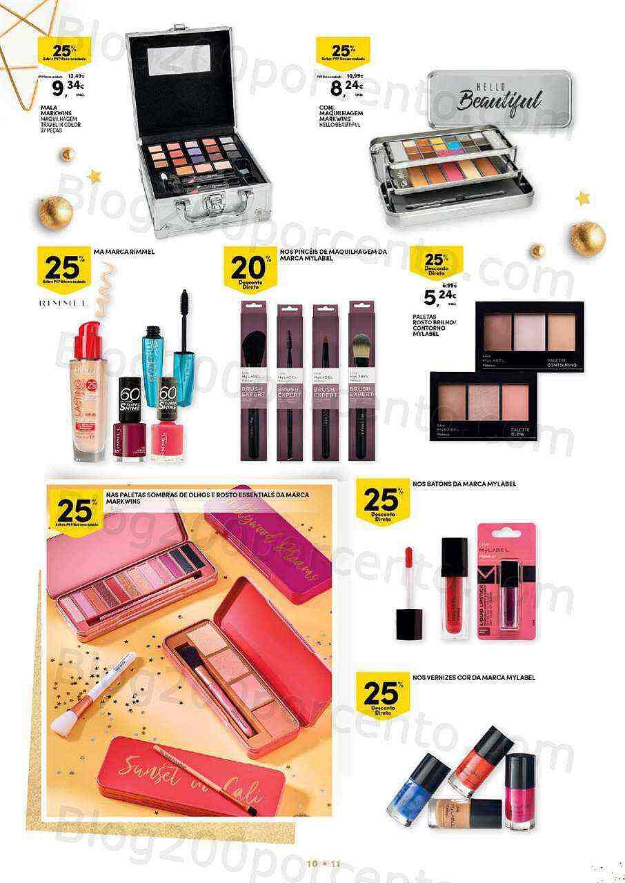 Antevisão Folheto CONTINENTE Natal em Beleza Promoções de 8 novembro a 11 dezembro