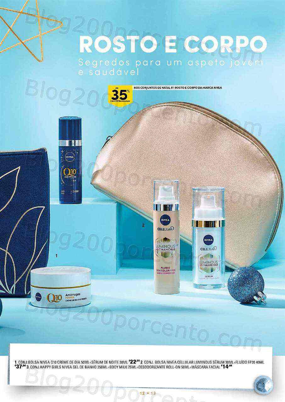 Antevisão Folheto CONTINENTE Natal em Beleza Promoções de 8 novembro a 11 dezembro