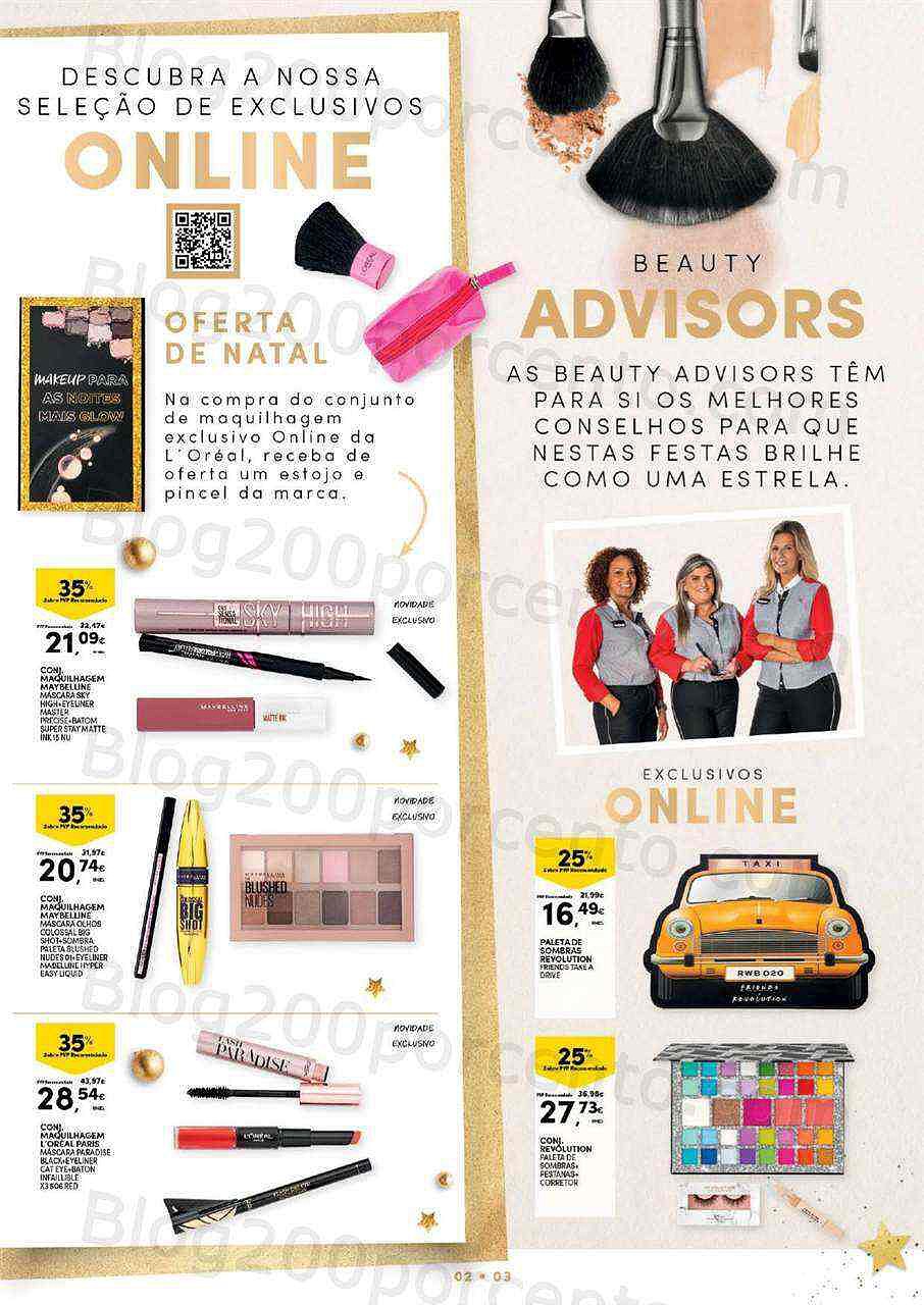 Antevisão Folheto CONTINENTE Natal em Beleza Promoções de 8 novembro a 11 dezembro