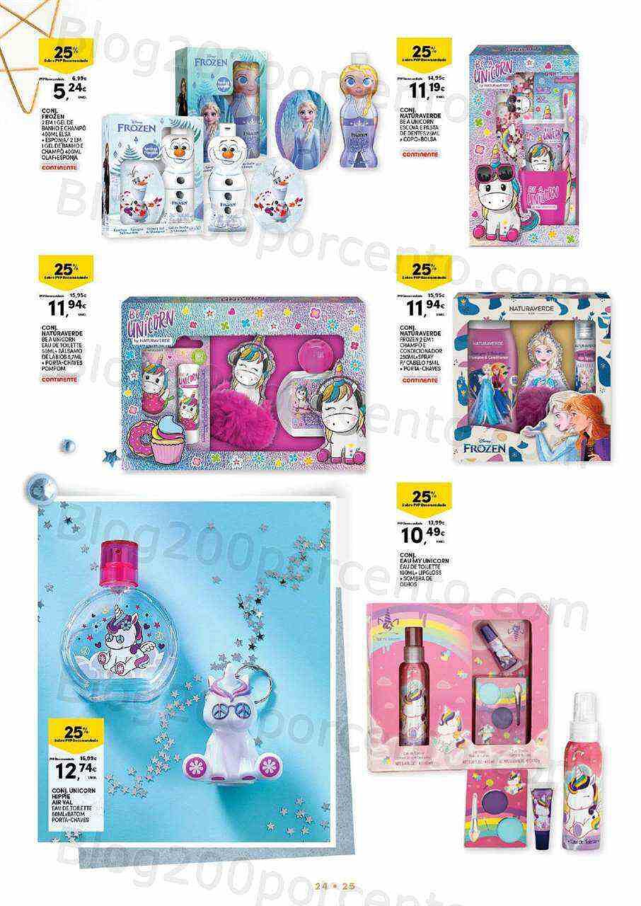 Antevisão Folheto CONTINENTE Natal em Beleza Promoções de 8 novembro a 11 dezembro