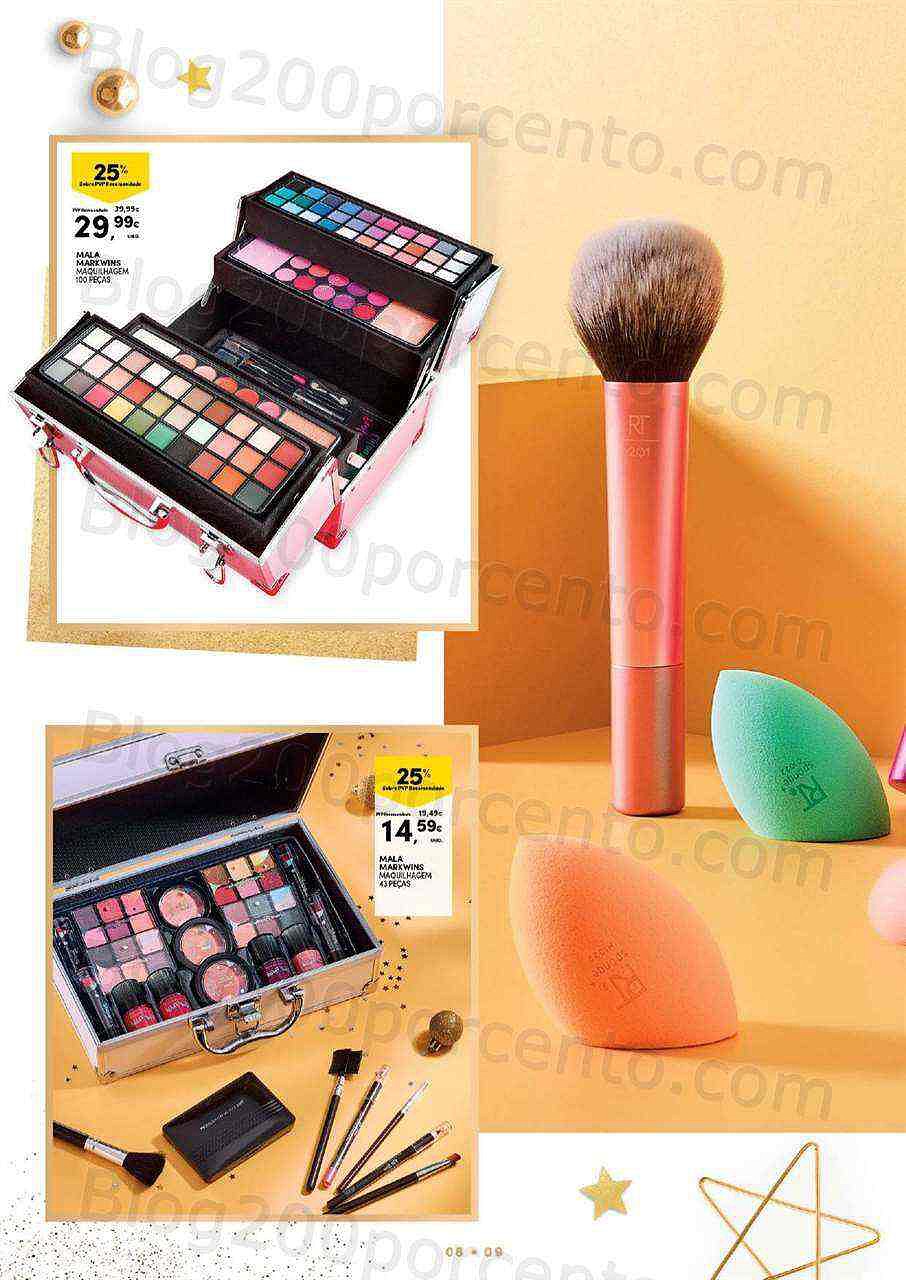 Antevisão Folheto CONTINENTE Natal em Beleza Promoções de 8 novembro a 11 dezembro