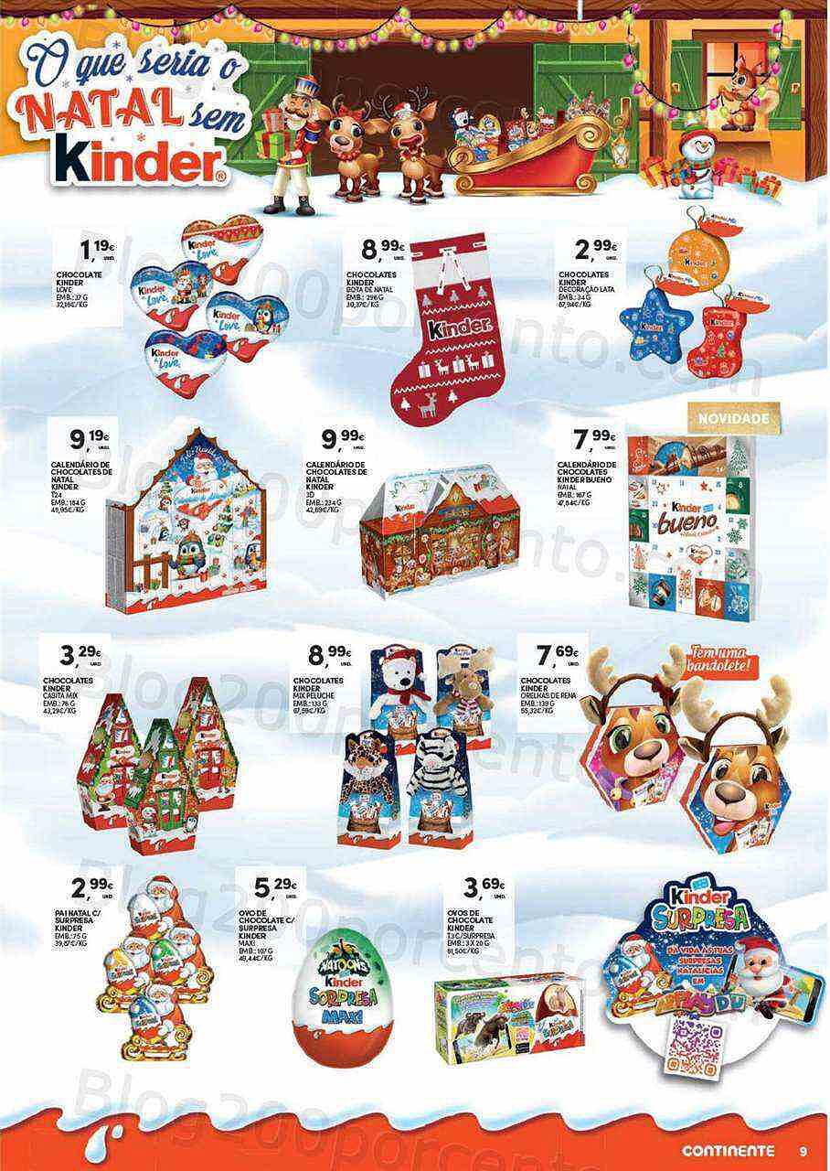 Antevisão Folheto CONTINENTE Natal Alimentar Promoções de 15 novembro a 24 dezembro