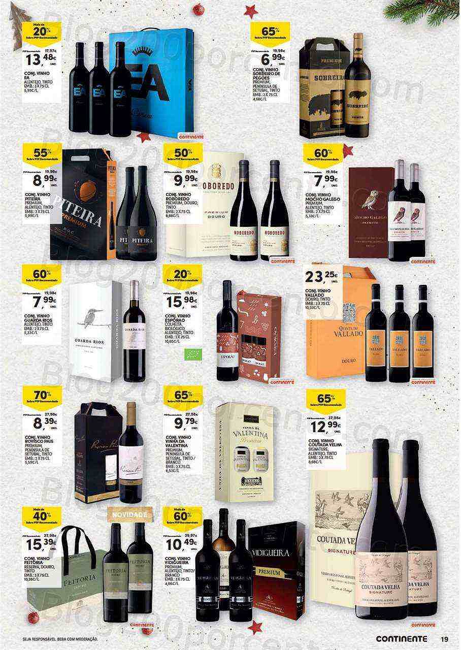 Antevisão Folheto CONTINENTE Natal Alimentar Promoções de 15 novembro a 24 dezembro