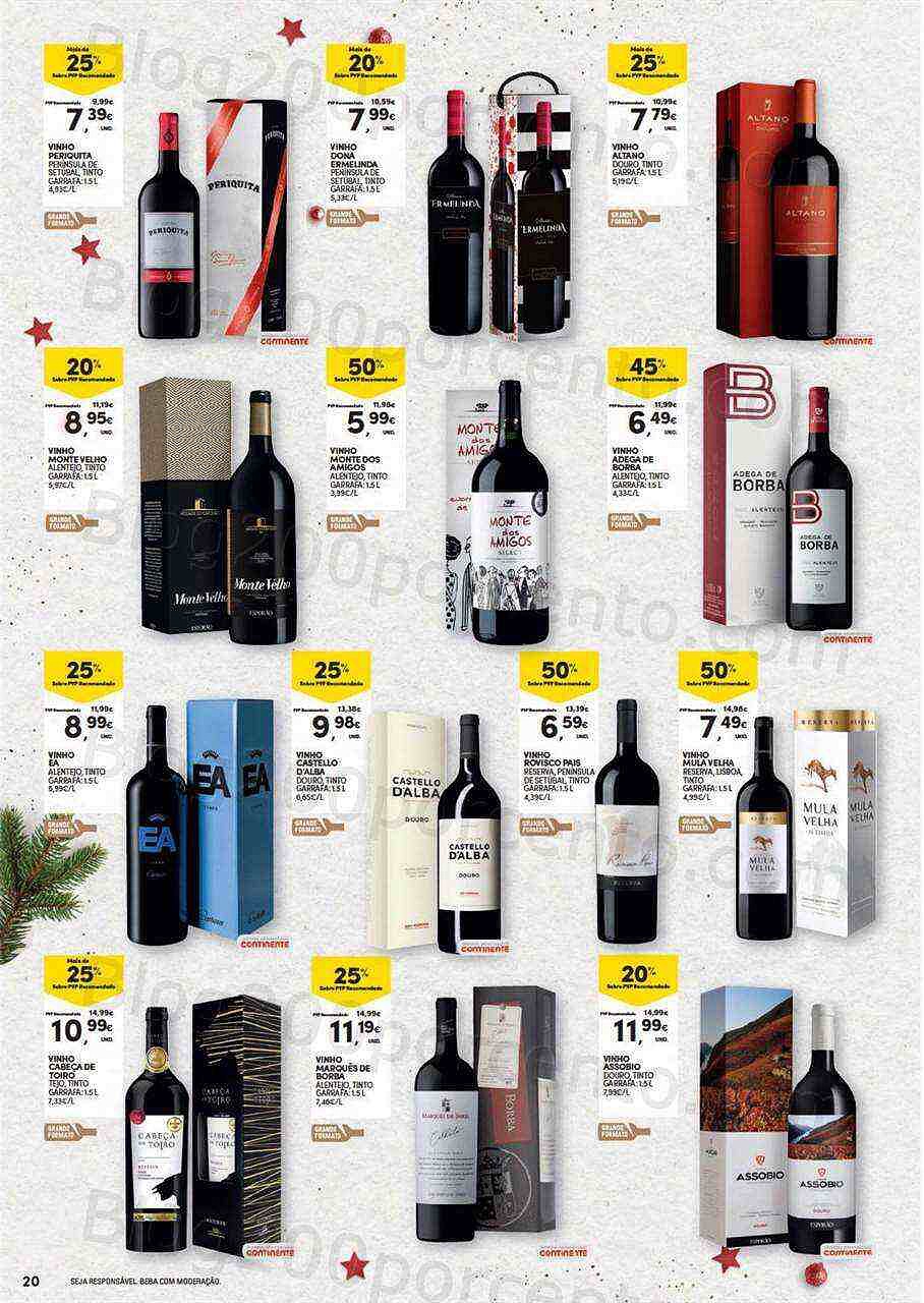 Antevisão Folheto CONTINENTE Natal Alimentar Promoções de 15 novembro a 24 dezembro