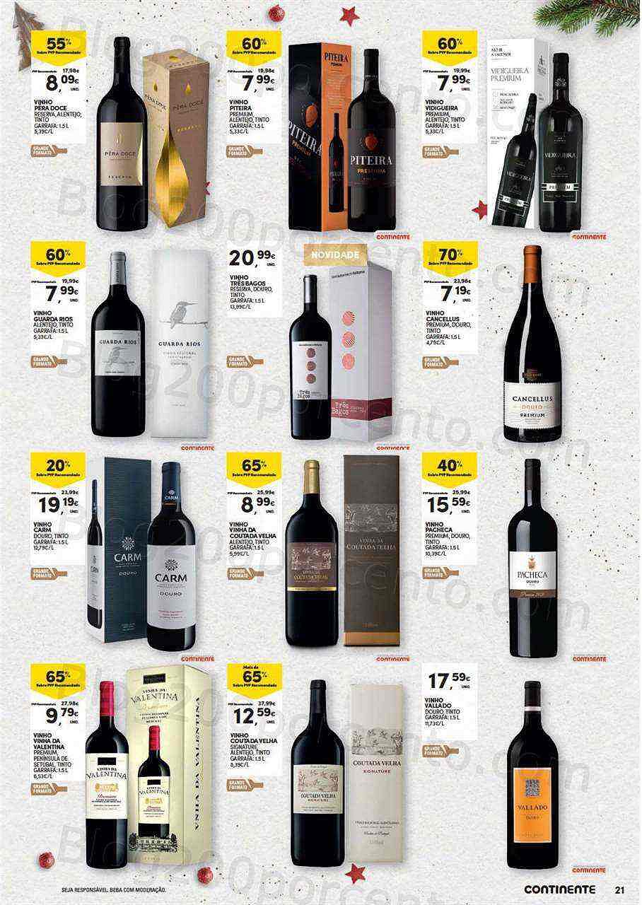 Antevisão Folheto CONTINENTE Natal Alimentar Promoções de 15 novembro a 24 dezembro