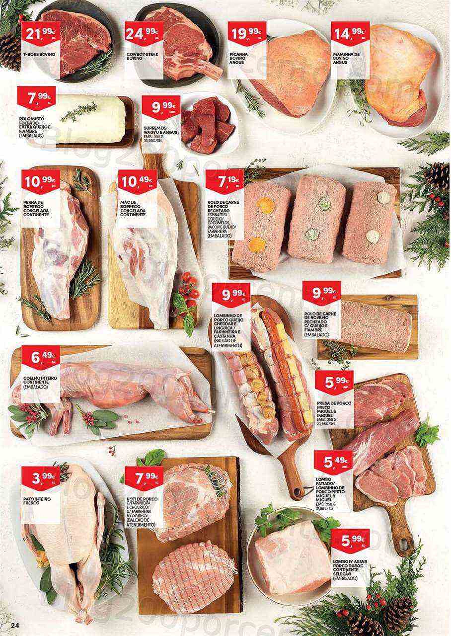 Antevisão Folheto CONTINENTE Natal Alimentar Promoções de 15 novembro a 24 dezembro