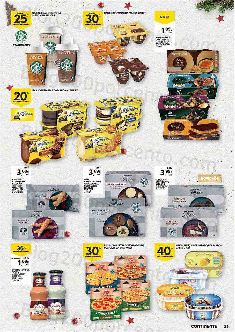 Antevisão Folheto CONTINENTE Natal Alimentar Promoções de 15 novembro a 24 dezembro