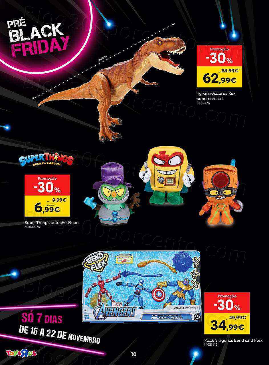 Antevisão Folheto TOYSRUS Pré Black Friday Promoções de 16 a 22 novembro