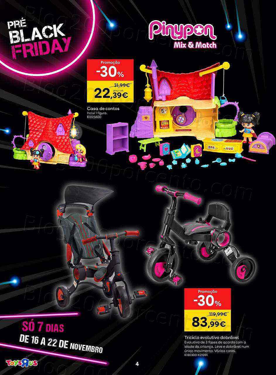 Antevisão Folheto TOYSRUS Pré Black Friday Promoções de 16 a 22 novembro