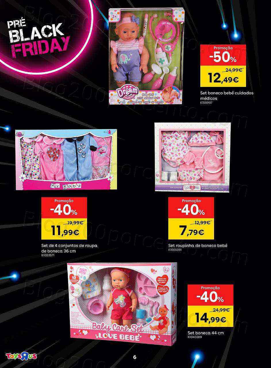Antevisão Folheto TOYSRUS Pré Black Friday Promoções de 16 a 22 novembro