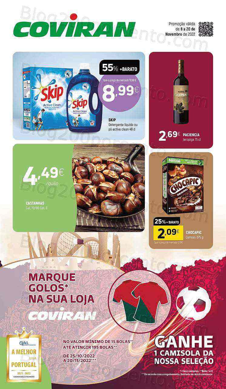 Antevisão Folheto COVIRAN Promoções de 8 a 20 novembro