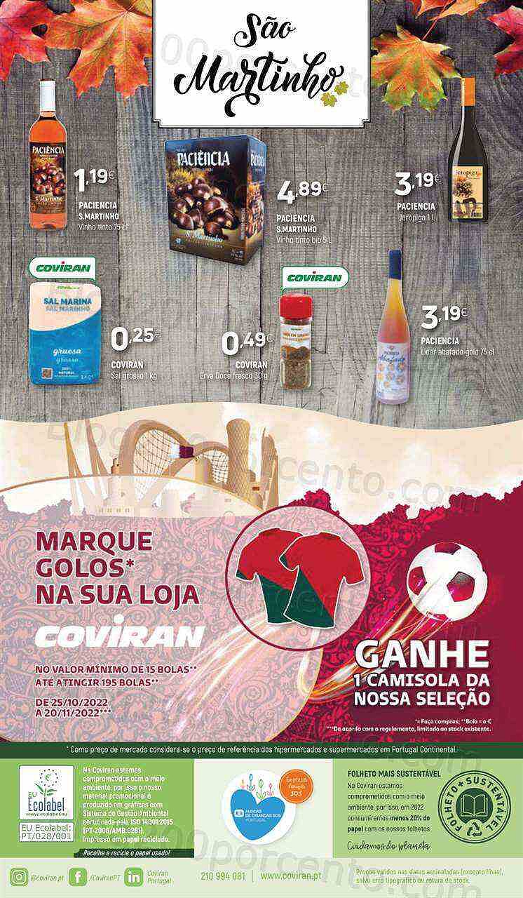 Antevisão Folheto COVIRAN Promoções de 8 a 20 novembro