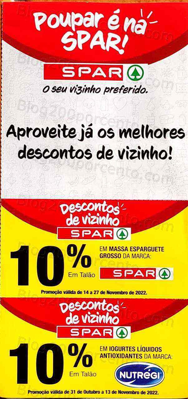 Antevisão Vales de Desconto SPAR Novembro