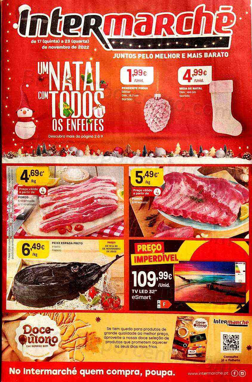 Antevisão Folheto INTERMARCHÉ Super Promoções de 17 a 23 novembro