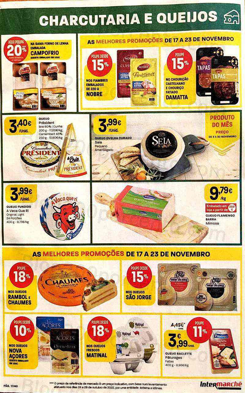 Antevisão Folheto INTERMARCHÉ Super Promoções de 17 a 23 novembro