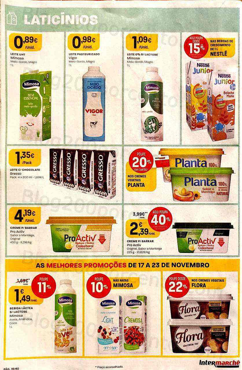 Antevisão Folheto INTERMARCHÉ Super Promoções de 17 a 23 novembro