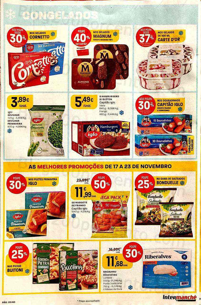 Antevisão Folheto INTERMARCHÉ Super Promoções de 17 a 23 novembro