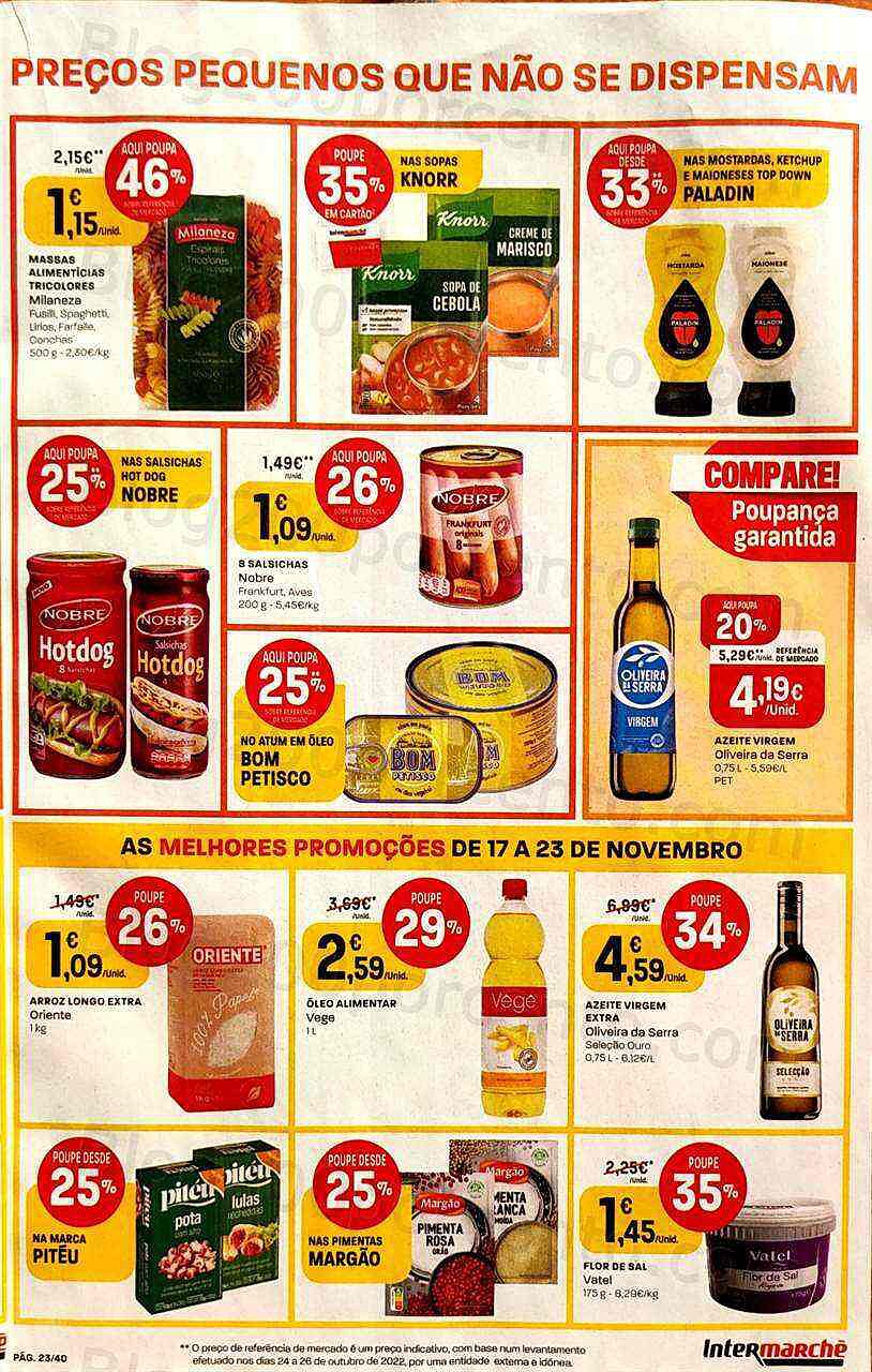 Antevisão Folheto INTERMARCHÉ Super Promoções de 17 a 23 novembro