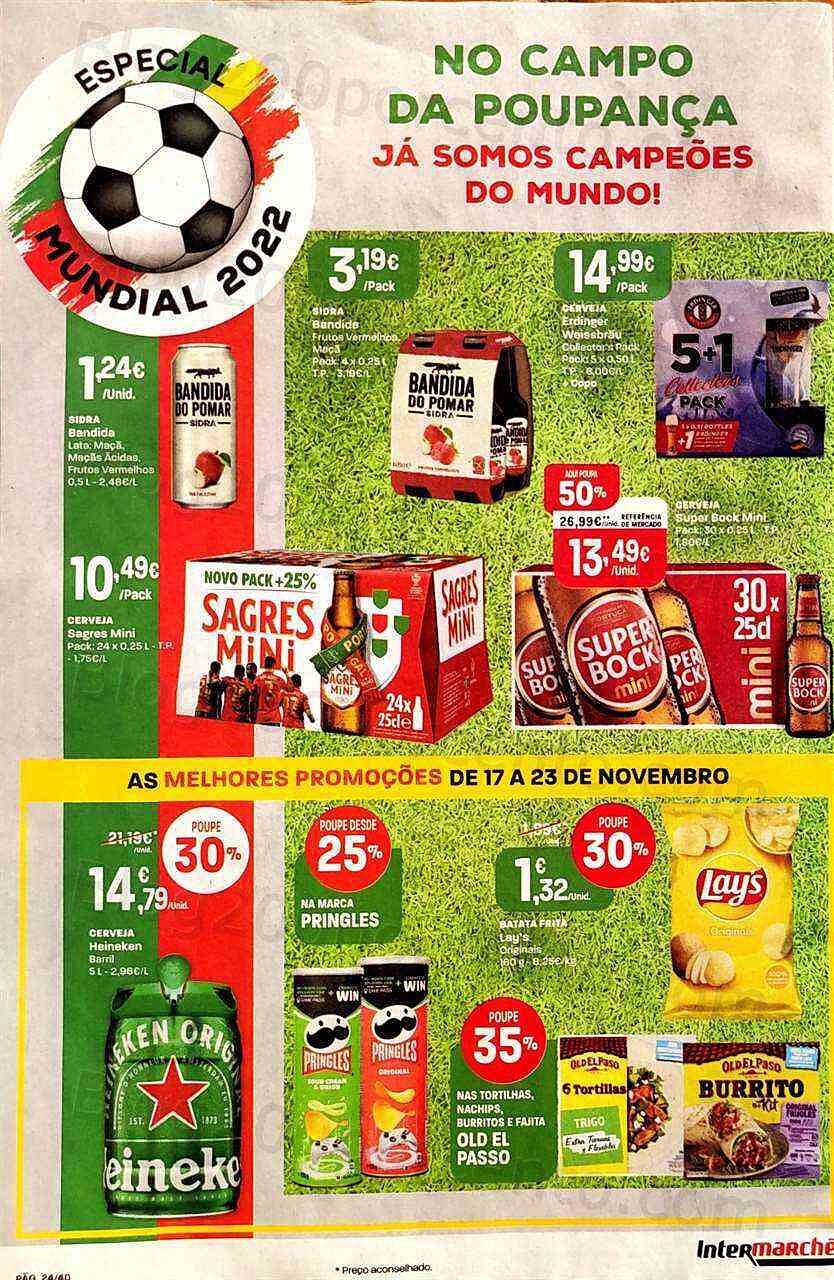 Antevisão Folheto INTERMARCHÉ Super Promoções de 17 a 23 novembro