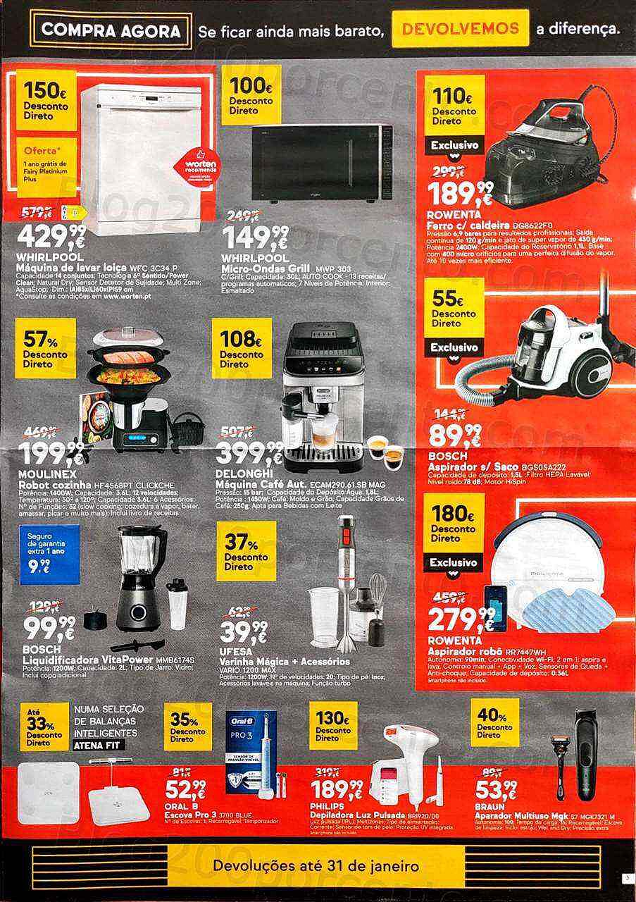 Antevisão Folheto WORTEN Black Friday Promoções de 8 a 14 novembro