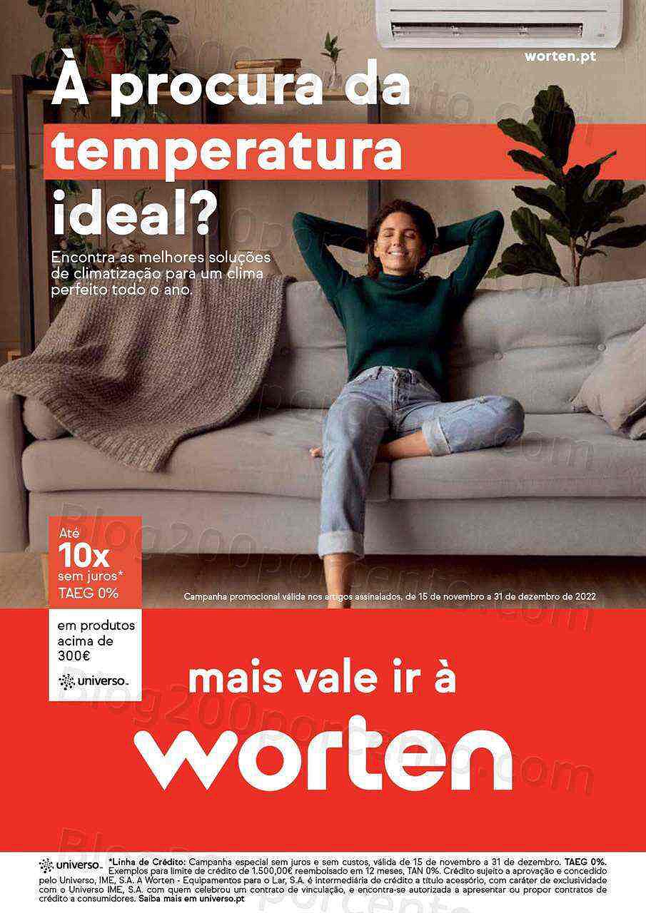 Antevisão Folheto WORTEN Aquecimento Promoções de 15 novembro a 31 dezembro