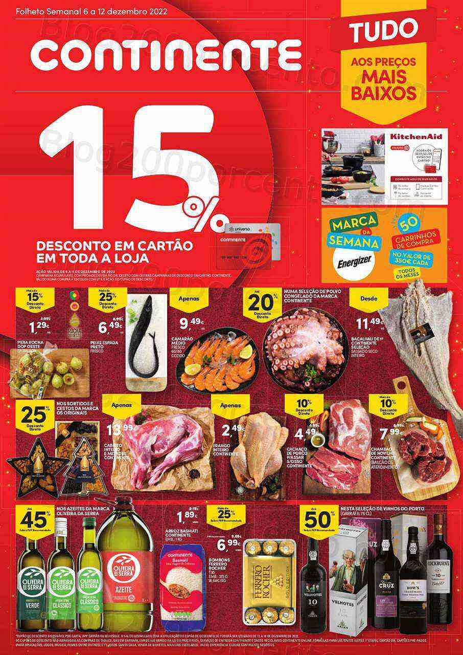 Antevisão Folheto CONTINENTE Bom Dia Promoções de 6 a 12 dezembro